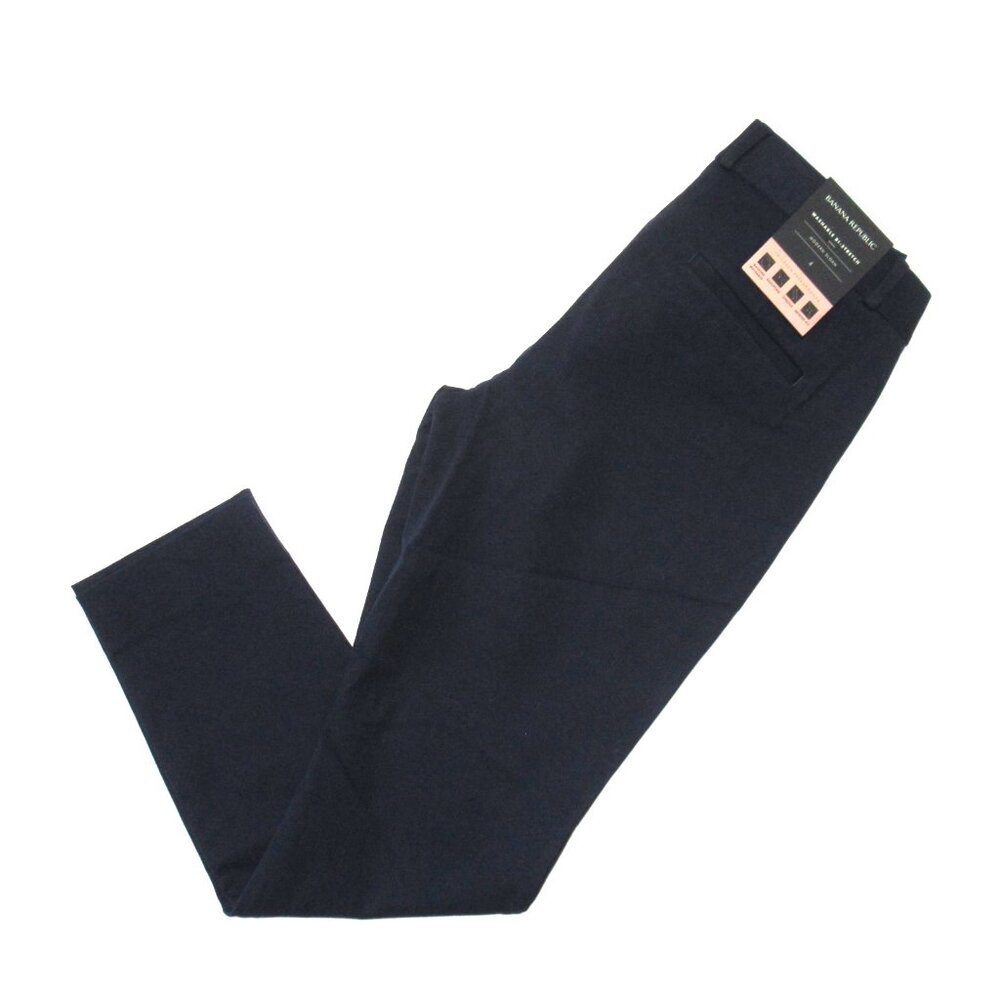 NWT Banana Republic Modern Sloan Skinny in Navy Bi-Stretch Slim Ankle Pants 4